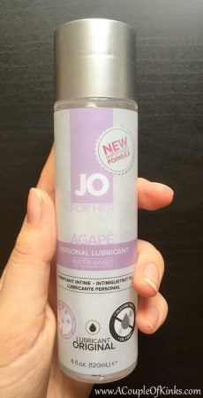 System JO For Her Agapé Water Based Lube Review Pleasure Panel 1