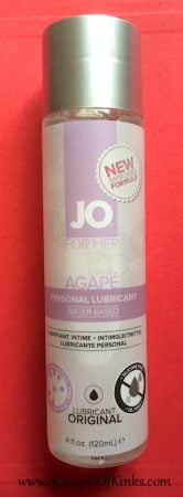 System JO For Her Agapé Water Based Lube Review Pleasure Panel 4