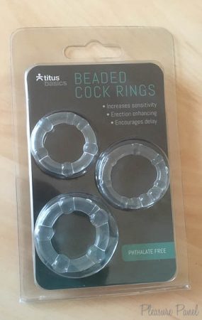 Titus Basics Beaded Cock Rings 3 Pack Review