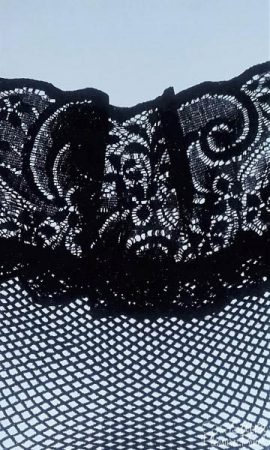 Bondara Black Lace Caged Bra Garter and Panty Set Review