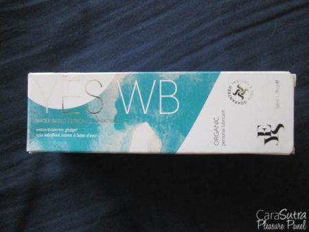 YES WB Organic Water Based Lubricant Review