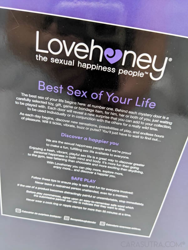Lovehoney Couple S Sex Toy Advent Calendar 2020 Review