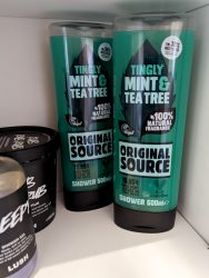 original source mint shower gel cooling effects