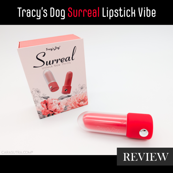 I love a powerful mini vibe, so I was delighted to be asked to review this beauty from Tracy's Dog. This chunky but discreet vibrator isn't your standard bullet vibe; it has a downloadable app with various fun features to explore. Read on to journey though my experiences with the Tracy’s Dog Surreal App Controlled Lipstick Vibrator, and whether I'd recommend this petite vibrating sex toy.