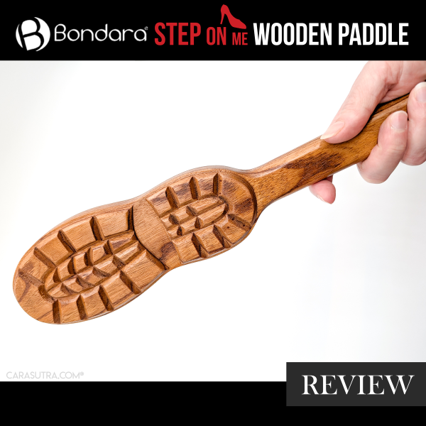 At just under £30, the Bondara Step On Me Punisher Wooden Paddle is a solid addition to an existing BDSM punishment tools collection. The traditional, tactile material, combined with the aesthetically alluring boot print and versatile, sensual usage options make this a winner in my book.