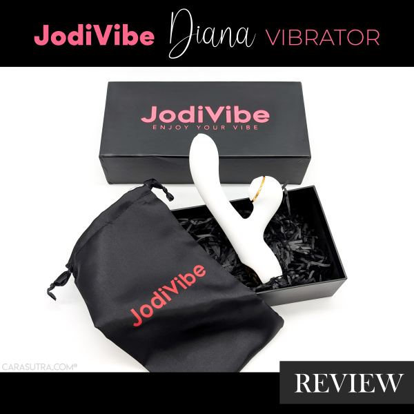 The JodiVibe Diana Vibrator is a dual stim delight, designed for the sacred quest of seeking out the vaginal G-spot while delivering air-pulse pleasure to the clitoris that feels like being kissed by the heavens. Read on to find out about my experiences with this clit suction dual stim sex toy.