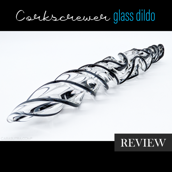 Welcome to my Bondara Corkscrewer Glass Dildo review! It’s been a while since I reviewed a glass sex toy, and when I reviewed the Bondara Glacier Glass Nebula Dildo last year I absolutely loved it. How does this new corkscrew twist style compare? Read on to find out how this beautiful glass toy feels during use, a close-up of its spiral design, rotation vs thrust, temperature play and maintenance.