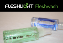 Fleshlight Fleshwash antibacterial sex toy cleaner bottle front 118 ml