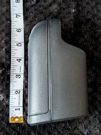 Arcwave Ion 2 measured with a tape measure to show its total height